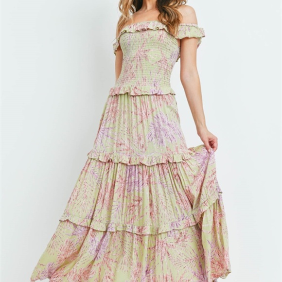 Off shoulder Maxi Dress - Picture 8 of 16